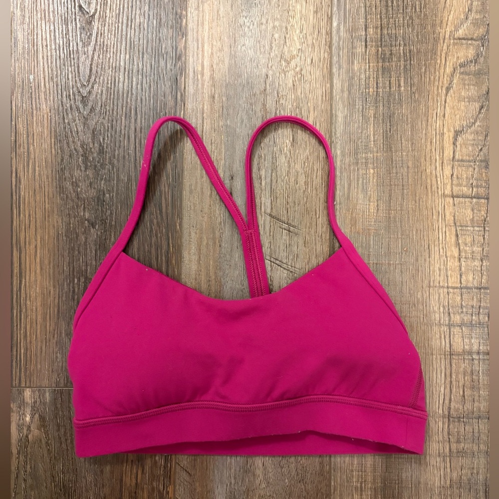 Lululemon Athletica Fuchsia Sports Bra